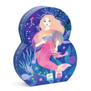 PUZZLE SILHOUETTE - Ella la sirène 36 pcs - Djeco