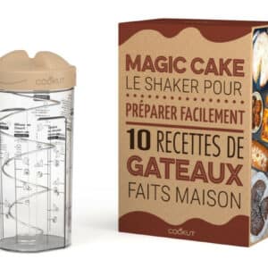 Magic cake Shaker pour 10 recettes de gâteaux maison - Cookut