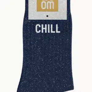 CHAUSSETTES à paillettes chill 36-40 marine - Woom