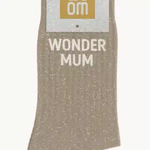CHAUSSETTES à paillettes wonder mum 36-40 beige - Woom