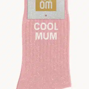 CHAUSSETTES à paillettes cool mum 36-40 rose - Woom