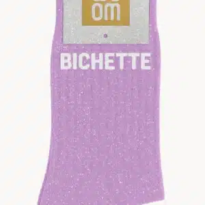 CHAUSSETTES à paillettes Bichette 36-40 Purple drama - Woom