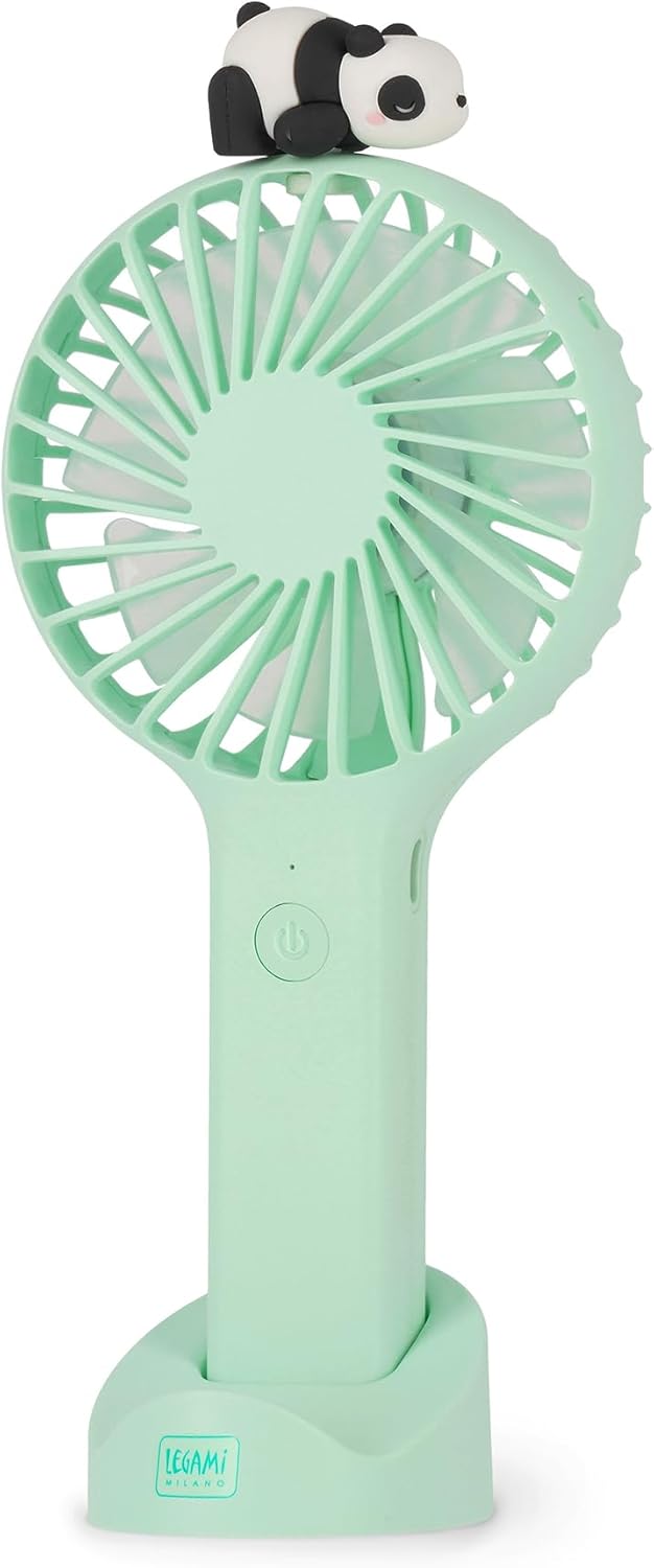 VENTILATEUR mini rechargeable Panda - Legami