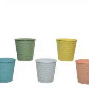 CACHE-POT fer nid d'abeille D11cm H10,6cm - Kaemingk