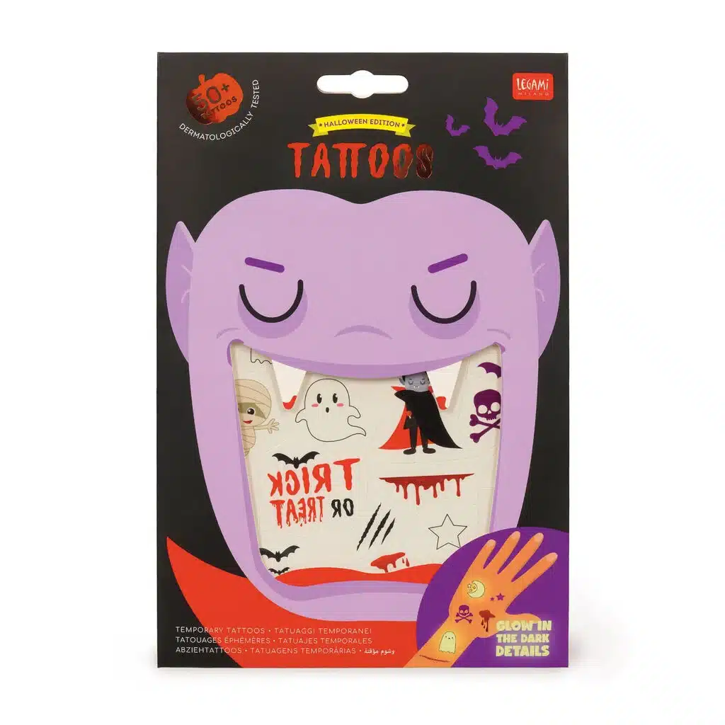 TATOUAGES éphémères Halloween 2026 - Legami
