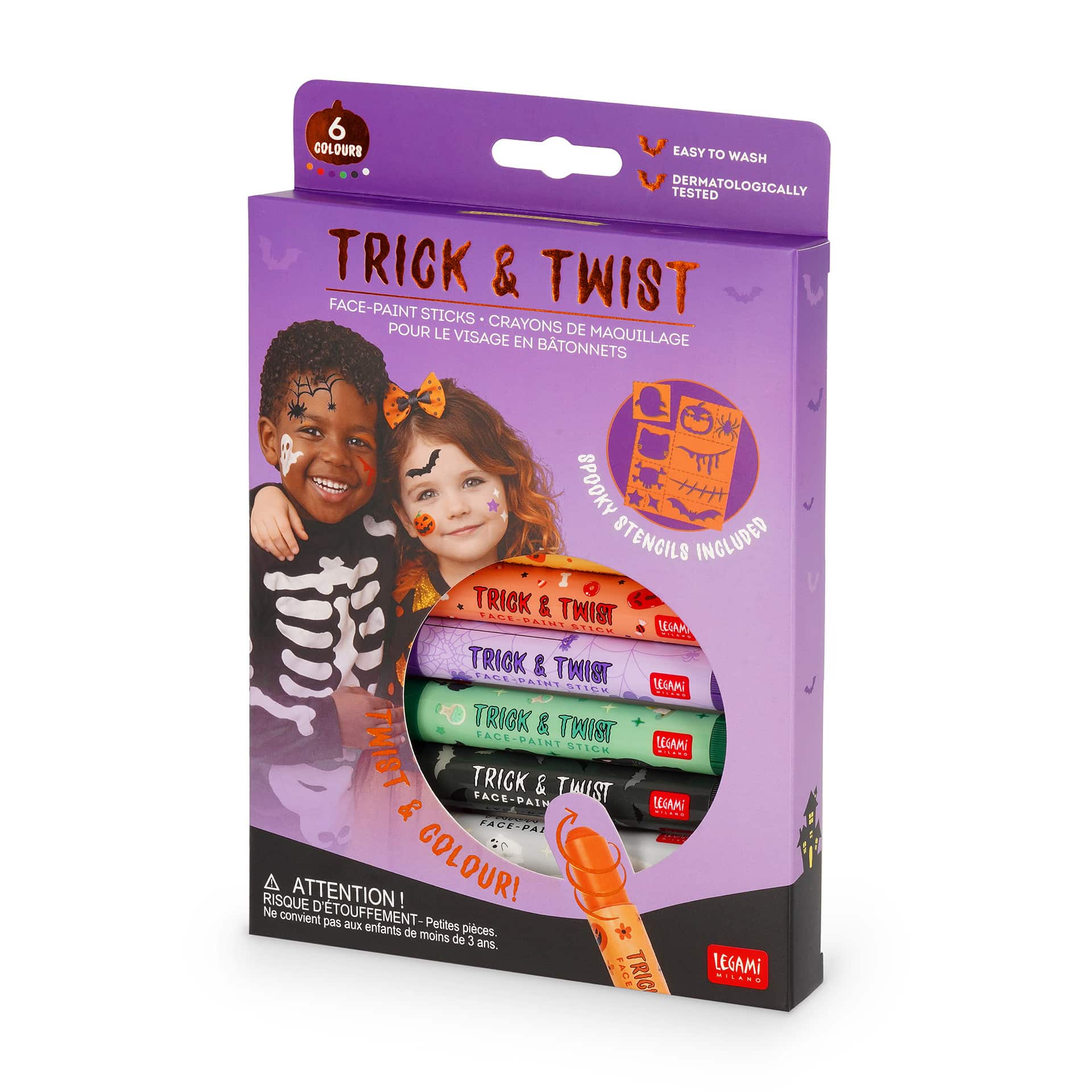 MAQUILLAGE set de 6 sticks Halloween 2026 - Legami