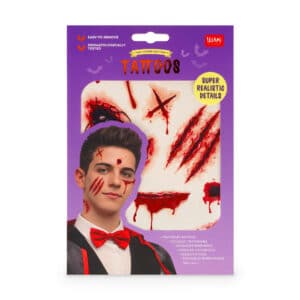 TATOUAGES éphémères Scar Halloween 2026 - Legami